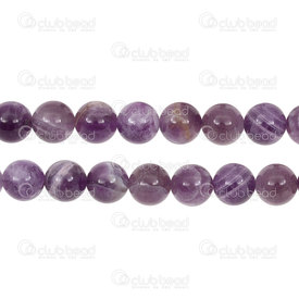 1112-0639-C-10mm - Natural Semi-Precious Stone Bead Prestige Round Grade C 10mm Amethyst 1mm Hole 15in String (app38pcs) India 1112-0639-C-10mm,Beads,10mm,Natural Semi-Precious Stone,Mauve,Bead,Prestige,Natural,Natural Semi-Precious Stone,10mm,Round,Round,Grade C,Mauve,1mm Hole,montreal, quebec, canada, beads, wholesale