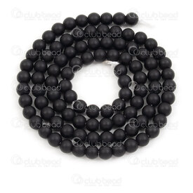 1112-0641-4MM - Natural Semi Precious Stone Bead  Black Onyx Matt Round 4mm 0.5mm Hole 15.5" String 1112-0641-4MM,Beads,15.5'' String,4mm,Bead,Natural,Semi-precious Stone,4mm,Round,Round,Matt,China,15.5'' String,Black Onyx,montreal, quebec, canada, beads, wholesale
