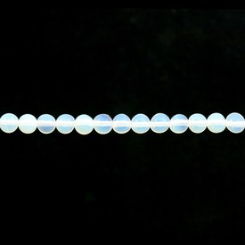 1112-0643-4MM - Bille de Pierre Fine Reconstitué Opaline Rond 4mm Trou 0.5mm Corde de 15po 1112-0643-4MM,Gamme régulière,Sub,Bille,Reconstitué,Naturel,Pierre Fine,4mm,Rond,Rond,Chine,15.5'' String,Opaline,montreal, quebec, canada, beads, wholesale
