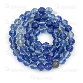 1112-0651-6MM - Bille de Pierre Fine Naturelle Quartz Bleuet Rond 6mm Trou 0.8mm Corde de 15po 1112-0651-6MM,Gamme régulière,Sub,Bille,Reconstitué,Naturel,Pierre Fine,6mm,Rond,Rond,Chine,15.5'' String,Quartz Bleuet,montreal, quebec, canada, beads, wholesale