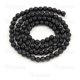 1112-0654-4MM - Natural Semi Precious Stone Bead Black Onyx Round 4mm 0.5mm Hole 15.5" String 1112-0654-4MM,Semi-precious Stone,Bead,Black Onyx,Bead,Natural,Semi-precious Stone,4mm,Round,Round,China,15.5'' String,Black Onyx,montreal, quebec, canada, beads, wholesale