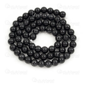 1112-0654-6MM - Natural Semi Precious Stone Bead Black Onyx Round 6mm 0.8mm Hole 15.5" String 1112-0654-6MM,Noix,15.5'' String,Bead,Natural,Semi-precious Stone,6mm,Round,Round,China,15.5'' String,Black Onyx,montreal, quebec, canada, beads, wholesale