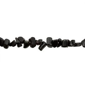 1112-0654-CHIPS - Semi-precious Stone Bead Chip Black Onyx 32'' String US 1112-0654-CHIPS,Beads,Stones,Chip,Bead,Natural,Semi-precious Stone,Free Form,Chip,China,16'' String,Black Onyx,montreal, quebec, canada, beads, wholesale