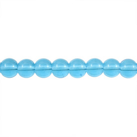 1112-0655-6MM - Semi-precious Stone Bead Reconstituted Round 6MM Aquamarine 16'' String 1112-0655-6MM,Clearance by Category,6mm,Bead,Reconstituted,Natural,Semi-precious Stone,6mm,Round,Round,China,16'' String,Aquamarine,montreal, quebec, canada, beads, wholesale