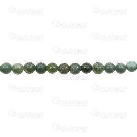 1112-0657-6MM - Natural Semi Precious Stone Bead Moss Agate Round 6mm 0.8mm Hole 15.5" String 1112-0657-6MM,Agate mousse,Bead,Natural,Semi-precious Stone,6mm,Round,Round,China,15.5'' String,Moss Agate,montreal, quebec, canada, beads, wholesale