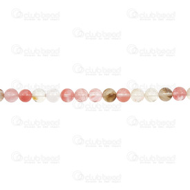 1112-0662-4MM - Bille de Pierre Fine Naturelle Quartz Cerise Feu Rond 4mm Trou 0.5mm Corde de 15,5 Pouces 1112-0662-4MM,4mm,15.5'' String,Bille,Naturel,Pierre Fine,4mm,Rond,Rond,Rose,Chine,15.5'' String,Fire Cherry Quartz,montreal, quebec, canada, beads, wholesale