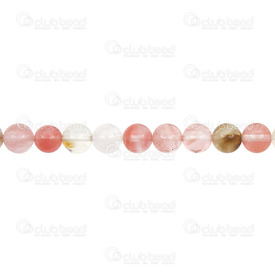 1112-0662-8MM - Bille de Pierre Fine Naturelle Quartz Cerise Feu Rond 8mm Trou 0.8mm Corde de 15,5 Pouces 1112-0662-8MM,Beads 6,15.5'' String,8MM,Bille,Naturel,Pierre Fine,8MM,Rond,Rond,Rose,Chine,15.5'' String,Fire Cherry Quartz,montreal, quebec, canada, beads, wholesale