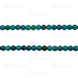 1112-0664-4MM - Natural Semi Precious Stone Bead Chrysocolla Round 4mm 0.5mm Hole 15.5" String 1112-0664-4MM,4mm,15.5'' String,Bead,Natural,Semi-precious Stone,4mm,Round,Round,Green,China,15.5'' String,Chrysocolla,montreal, quebec, canada, beads, wholesale