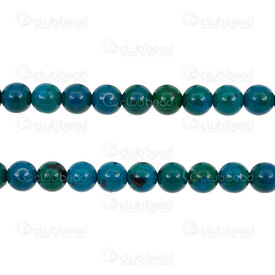 1112-0664-8MM - Natural Semi Precious Stone Bead Chrysocolla Round 8mm 0.8mm Hole 15.5" String 1112-0664-8MM,1112-,8MM,15.5'' String,Bead,Natural,Semi-precious Stone,8MM,Round,Round,Green,China,15.5'' String,Chrysocolla,montreal, quebec, canada, beads, wholesale