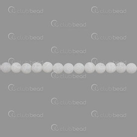 1112-0666-2-6mm - Semi-precious Stone Bead 6mm Chalcedony Cracked Dream Fire Dragon White **Veins will change color** 16'' String 1112-0666-2-6mm,Beads,montreal, quebec, canada, beads, wholesale