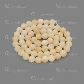 1112-0672-6mm - Natural Semi Precious Stone Bead Yellow Jade Round 6mm 0.8mm Hole 15in String 1112-0672-6mm,pierre jade jaune,montreal, quebec, canada, beads, wholesale