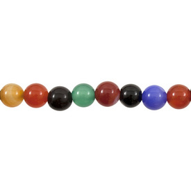 1112-0690-4MM - Natural Semi Precious Stone Bead Agate Mix Round 4mm 0.5mm Hole 15.5" String 1112-0690-4MM,Beads,15.5'' String,Agate,Mix,Bead,Natural,Semi-precious Stone,4mm,Round,Round,Mix,China,15.5'' String,Agate,montreal, quebec, canada, beads, wholesale