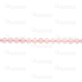 1112-0701-4MM - Bille de Pierre Fine Naturelle Quartz Rose Rond 4mm Trou 0.5mm Corde de 15po 1112-0701-4MM,quartz mat,15.5'' String,Bille,Naturel,Pierre Fine,4mm,Rond,Rond,Chine,15.5'' String,Quartz Rose,montreal, quebec, canada, beads, wholesale