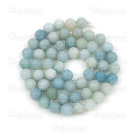 1112-0705-1-6mm - Natural Semi Precious Stone Bead Prestige Amazonite Round 6mm 0.8mm Hole 15.5" String 1112-0705-1-6mm,High quality line,montreal, quebec, canada, beads, wholesale