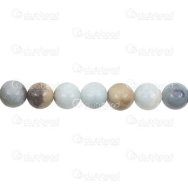 1112-0705-2-10MM - Natural Semi Precious Stone Bead Amazonite Black-Gold Round 10mm 1mm Hole 15.5" String 1112-0705-2-10MM,pendentif,10mm,Bead,Natural,Semi-precious Stone,10mm,Round,Round,Green,China,16'' String,Amazonite,montreal, quebec, canada, beads, wholesale