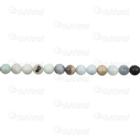 1112-0705-2-6MM - Natural Semi Precious Stone Bead Amazonite Black-Gold Round 6mm 0.8mm Hole 15.5" String 1112-0705-2-6MM,Semi-precious Stone,Amazonite,Bead,Natural,Semi-precious Stone,6mm,Round,Round,Green,China,16'' String,Amazonite,montreal, quebec, canada, beads, wholesale
