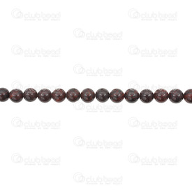 1112-0722-4MM - Semi-precious Stone Bead Round 4MM Poppy Jasper 16'' String 1112-0722-4MM,Bead,Natural,Semi-precious Stone,4mm,Round,Round,China,16'' String,Poppy Jasper,montreal, quebec, canada, beads, wholesale