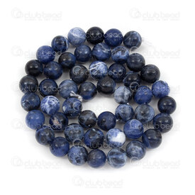 1112-0724-GA-8MM - Natural Semi-Precious Stone Bead Prestige Round Grade A 8mm Sodalite 0.8mm Hole 15in String (app45pcs) 1112-0724-GA-8MM,8MM,Bead,Prestige,Natural,Natural Semi-Precious Stone,8MM,Round,Round,Grade A,Blue,0.8mm Hole,China,15in String (app45pcs),Sodalite,montreal, quebec, canada, beads, wholesale