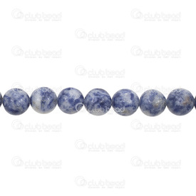 1112-0727-10MM - Bille de Pierre Fine Naturelle Lapis Lazuli Denim Rond 10mm Trou 1mm Corde de 15.5 Pouces 1112-0727-10MM, Natural Semi Precious Stone Bead Lapis Lazuli,montreal, quebec, canada, beads, wholesale