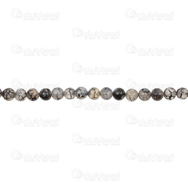 1112-0742-4MM - Semi-precious Stone Bead Round 4MM Black Fire Agate 15.5'' String 1112-0742-4MM,Bead,Natural,Semi-precious Stone,4mm,Round,Round,China,15.5'' String,Black Fire Agate,montreal, quebec, canada, beads, wholesale