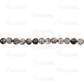 1112-0742-6MM - Semi-precious Stone Bead Round 6MM Black Fire Agate 15.5'' String 1112-0742-6MM,Bead,Natural,Semi-precious Stone,6mm,Round,Round,China,15.5'' String,Black Fire Agate,montreal, quebec, canada, beads, wholesale