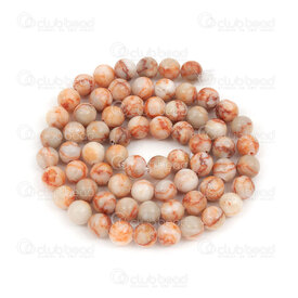 1112-0750-2-6mm - Bille de Pierre Fine Naturelle Matrice Rose Rond 6mm Trou 0.8mm Corde de 15po 1112-0750-2-6mm,Billes,Pierres,Fines,Mat 6mm,montreal, quebec, canada, beads, wholesale