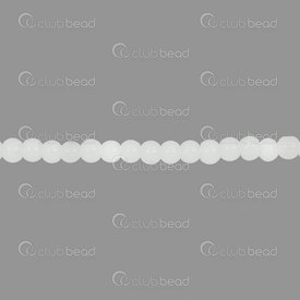 1112-0751-4MM - Natural Semi Precious Stone Bead White Agate Round 4mm 0.5mm Hole 15.5" String 1112-0751-4MM,16'' String,Bead,Natural,Semi-precious Stone,4mm,Round,Round,White,China,16'' String,White Agate,montreal, quebec, canada, beads, wholesale