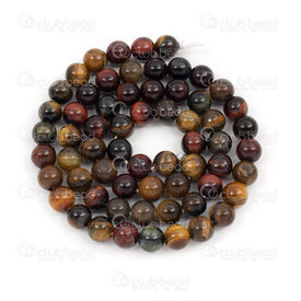 1112-0755-6MM - Natural Semi-Precious Stone Bead Prestige Tiger Eye Round 6mm Tiger Eye Multicolor 0.8mm Hole 15in String (app64pcs) Brazil 1112-0755-6MM,Beads,Natural Semi-Precious Stone,Mix,Bead,Prestige,Natural,Natural Semi-Precious Stone,6mm,Round,Round,Mix,Multicolor,0.8mm Hole,Brazil,montreal, quebec, canada, beads, wholesale