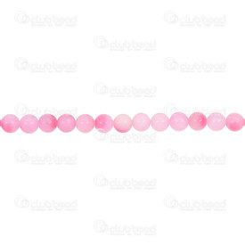1112-0757-6mm - Natural Semi Precious Stone Bead Peach Jade Round 6mm 0.8mm hole 15in String 1112-0757-6mm,Natural Semi Precious Stone Bead Peach Jade,montreal, quebec, canada, beads, wholesale