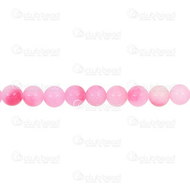 1112-0757-8mm - Natural Semi Precious Stone Bead Peach Jade Round 8mm 0.8mm hole 15in String 1112-0757-8mm,Bille de Pierre Fine Naturelle Jade Peche,montreal, quebec, canada, beads, wholesale