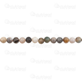*1112-0760-6mm - Natural Semi-Precious Stone Bead Prestige Bamboo Leaf Agate Round 6mm Bamboo Leaf Agate 0.8mm Hole 15in String (app64pcs) Indonesia *1112-0760-6mm,Pendentifs,6mm,Bead,Prestige,Natural,Natural Semi-Precious Stone,6mm,Round,Round,Brown,0.8mm Hole,Indonesia,15in String (app64pcs),Bamboo Leaf Agate,montreal, quebec, canada, beads, wholesale
