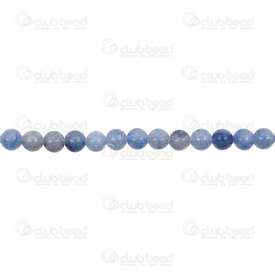 1112-0762-6mm - Bille de Pierre Fine Rond 6mm Aventurine Bleu Corde de 16 pouces 1112-0762-6mm,Billes,Pierres,montreal, quebec, canada, beads, wholesale