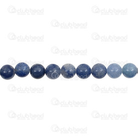 1112-0762-8mm - Bille de Pierre Fine Rond 8mm Aventurine Bleu Corde de 16 pouces 1112-0762-8mm,Billes,Pierres,Fines,montreal, quebec, canada, beads, wholesale