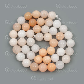 1112-0764-2-8mm - Bille de Pierre Fine Naturelle Aventurine Rose Rond 8mm Trou 0.8mm Corde de 15po 1112-0764-2-8mm,aventurine,montreal, quebec, canada, beads, wholesale