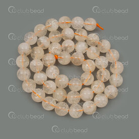 1112-0775-AB-8mm - Natural Semi-Precious Stone Bead Prestige Citrine AB Grade Round 8mm 0.8mm Hole 15in String 1112-0775-AB-8mm,High quality line,montreal, quebec, canada, beads, wholesale