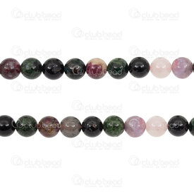 1112-0778-8mm - Natural Semi-Precious Stone Bead Premium Tourmaline Round 8mm Tourmaline 0.8mm Hole 15.5in String 1112-0778-8mm,8MM,Bead,Premium,Natural,Natural Semi-Precious Stone,8MM,Round,Round,Mix,0.8mm Hole,China,15.5in String,Tourmaline,montreal, quebec, canada, beads, wholesale