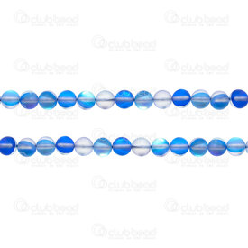 1112-0785-2M-6mm - Semi-Precious Stone Bead Synthetic Moonstone Round 6mm Synthetic Moonstone Blue Dark Matt 0.8mm Hole 15in String (app64pcs) 1112-0785-2M-6mm,Beads,Stones,Semi-precious,Bead,Natural,Semi-precious Stone,6mm,Round,Round,Blue,Blue,Dark,Matt,0.8mm Hole,montreal, quebec, canada, beads, wholesale