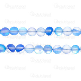 1112-0785-2M-8mm - Semi-Precious Stone Bead Synthetic Moonstone Round 8mm Synthetic Moonstone Blue Dark Matt 0.8mm Hole 15in String (app45pcs) 1112-0785-2M-8mm,pierres bleu,Semi-precious Stone,Bead,Natural,Semi-precious Stone,8MM,Round,Round,Blue,Blue,Dark,Matt,0.8mm Hole,China,montreal, quebec, canada, beads, wholesale