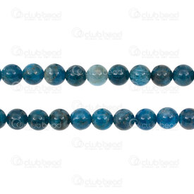 1112-0789-8mm - Natural Semi-Precious Stone Bead Prestige Round Grade A 8mm Apatite 0.8mm Hole 15.5'' String (app46pcs) 1112-0789-8mm,Beads,Stones,Semi-precious,Bead,Prestige,Natural,Natural Semi-Precious Stone,8MM,Round,Round,Grade A,Blue,0.8mm Hole,China,montreal, quebec, canada, beads, wholesale