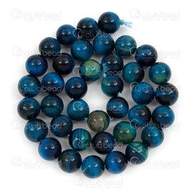 1112-0797-10mm - Natural Semi-Precious Stone Bead Prestige Tiger Eye Round 10mm Tiger Eye Chrysolite 0.8mm Hole 15in String (app45pcs) Brazil 1112-0797-10mm,Pierre oeil de tigre 10mm,montreal, quebec, canada, beads, wholesale