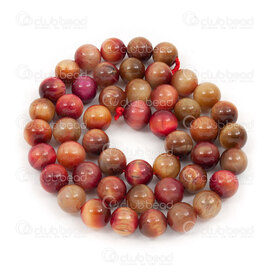 1112-0798-8mm - Natural Semi-Precious Stone Bead Prestige Tiger Eye Round 8mm Tiger Eye Red Wine Dyed 0.8mm Hole 15in String (app45pcs) Brazil 1112-0798-8mm,pendant,8MM,Bead,Prestige,Natural,Natural Semi-Precious Stone,8MM,Round,Round,Red,Red Wine,Dyed,0.8mm Hole,Brazil,montreal, quebec, canada, beads, wholesale