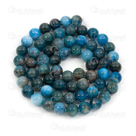 1112-0798-C-6mm - Natural Semi-Precious Stone Bead Prestige Apatite Grade C Round 6mm Apatite 0.8mm Hole 15in String (app64pcs) Brazil 1112-0798-C-6mm,6mm,Bead,Prestige,Natural,Natural Semi-Precious Stone,6mm,Round,Round,Grade C,Blue,0.8mm Hole,Brazil,15in String (app64pcs),Apatite,montreal, quebec, canada, beads, wholesale