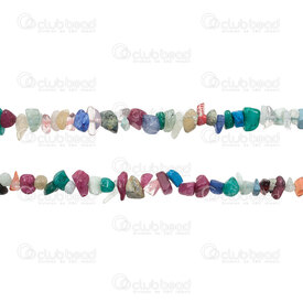 1112-0799-CHIPS2 - Semi precious stone bead assorted stone light mixed chips approx.5x8mm 32"string 1112-0799-CHIPS2,Semi Precious Stone Bead Chips!1112-,montreal, quebec, canada, beads, wholesale