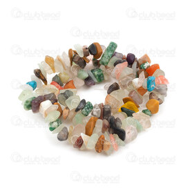 1112-0799-CHIPS4 - Natural Semi Precious Stone Bead Chip Mix Stone approx. 5x8mm 16'' String 1112-0799-CHIPS4,Semi Precious Stone Bead Chips!1112-,montreal, quebec, canada, beads, wholesale