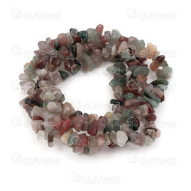 1112-0799-CHIPS8 - Natural Semi Precious Stone Bead Chip Purple-Green Agate 32'' String (approx.230pcs) 1112-0799-CHIPS8,agate,montreal, quebec, canada, beads, wholesale