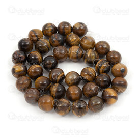 1112-0802-10MM - Natural Semi-Precious Stone Bead Prestige Tiger Eye Round 10mm Tiger Eye 1mm Hole 15in String (app38pcs) Brazil 1112-0802-10MM,10mm,Natural Semi-Precious Stone,Bead,Prestige,Natural,Natural Semi-Precious Stone,10mm,Round,Round,Yellow,1mm Hole,Brazil,15in String (app38pcs),Tiger Eye,montreal, quebec, canada, beads, wholesale