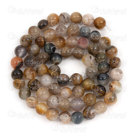 1112-0802-3-6MM - Natural Semi Precious Stone Bead Tiger Eye C Grade Round 6mm 0.8mm Hole 15.5\" String !LIMITED QUANTITY! 1112-0802-3-6MM,1112-0,montreal, quebec, canada, beads, wholesale