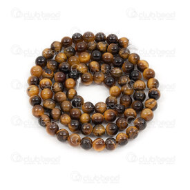 1112-0802-4MM - Natural Semi Precious Stone Bead Prestige Tiger Eye Round 4mm 0.5mm Hole 15.5" String 1112-0802-4MM,High quality line,15.5'' String,Bead,Natural,Semi-precious Stone,4mm,Round,Round,China,15.5'' String,Tiger Eye,montreal, quebec, canada, beads, wholesale