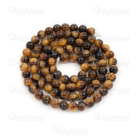 1112-0802-4MM - Natural Semi Precious Stone Bead Prestige Tiger Eye Round 4mm 0.5mm Hole 15.5" String 1112-0802-4MM,Semi-precious Stone,Tiger Eye,Bead,Natural,Semi-precious Stone,4mm,Round,Round,China,15.5'' String,Tiger Eye,montreal, quebec, canada, beads, wholesale