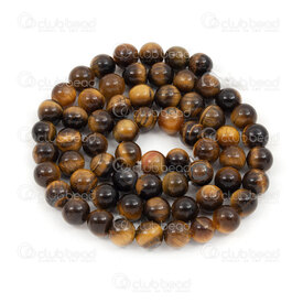 1112-0802-6MM - Bille de Pierre Fine Naturelle Prestige Oeil de Tigre Rond 6mm Trou 0.8mm Corde de 15.5 Pouces 1112-0802-6MM,Gamme haute qualité,15.5'' String,Bille,Naturel,Pierre Fine,6mm,Rond,Rond,Chine,15.5'' String,Oeil de tigre,montreal, quebec, canada, beads, wholesale